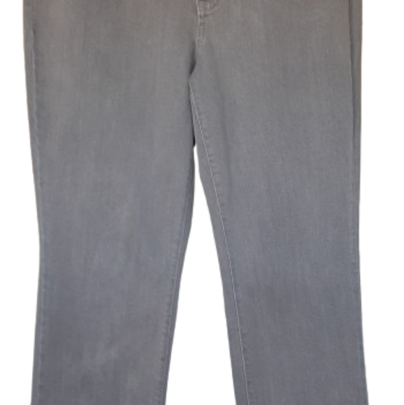 Talbots Flawless - Dark grey high waist straight legs jeans - Size: 12P - Picture 4 of 10